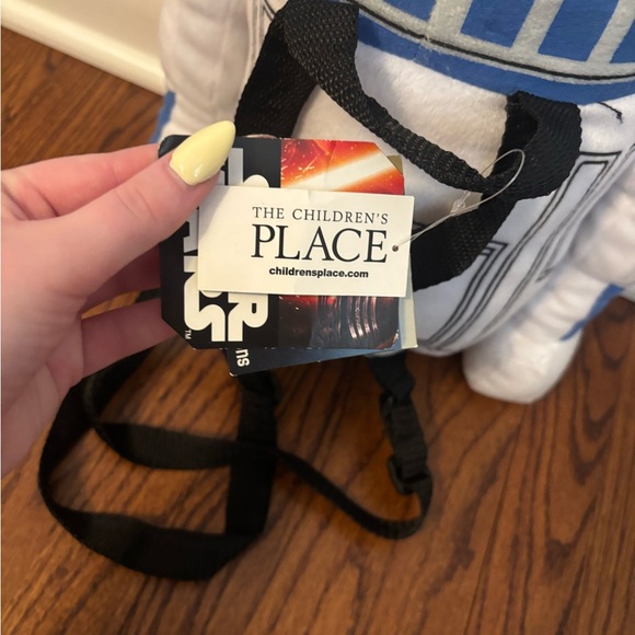 Star Wars R2-D2 Plush Backpack - White & Blue - Picture 3 of 3